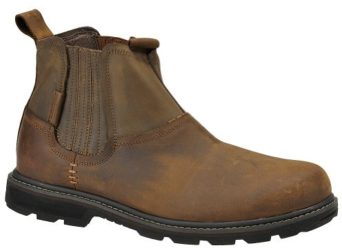 Skechers Men's Blaine Orsen Ankle Boot,Dark Brown,9.5 M US