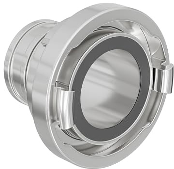 Wiltec Storz Kupplung B 75mm Druckkupplung mit langem Stutzen Schlauchkupplung aus Aluminium