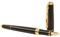 Cleo Skribent Gold +++ Patronen- und Konverter Füllfederhalter +++ 18 KARAT GOLDFEDER (B) +++ Schaft in Schwarz +++ HAND MADE IN GERMANY