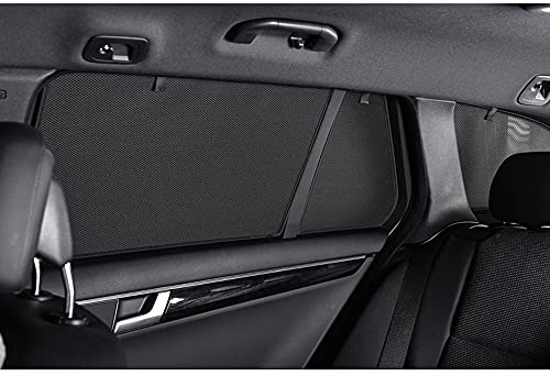Satz Car Shades kompatibel mit Skoda Kamiq 2019- (6-teilig), Schwarz