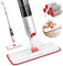 ZNM Wischer mit Sprühfunktion, Sprühwischer Bodenwischer mit 500ml Wassertank, Mikrofaser Spray Mop Wischmopp für Laminat, Parkett, Fliesen - Senden 5 Moppads & 1 Schaber