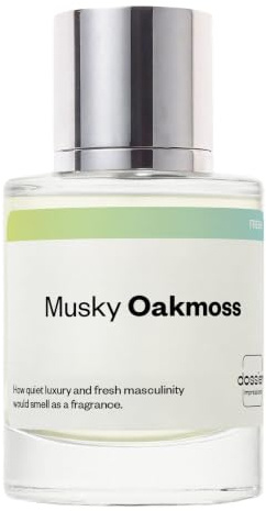 Dossier - Musky Oakmoss - Eau de Parfum - Inspired by C.reed's A.ventus - Perfume Luxury - Pure Infused - Paraben-Free - Vegan - For Men - Fragrance 1.7 oz (Spray 50ml)