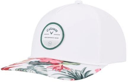 Callaway Mens Bogey Free Golf Cap, White/Tropical
