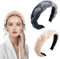 JAONLD Serre Tete Maquillage,2 Pièces Serre Tete Femme Bandeaux Mode pour Femmes,Bandeau Cheveux Femme pour la Maison,L'extérieur,le Sport et le Yoga(Rose,Gris)