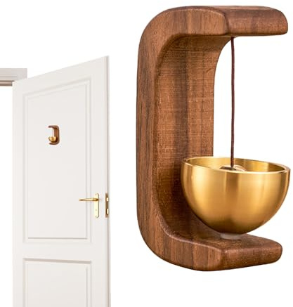 Terminal De Puerta De Madera Magnética, Campanilla De Puerta Magnética En De C, Puerta De Decoración De | Comerciantes En La Apertura De La Puerta De La Puerta, Carillón De Viento De Mad