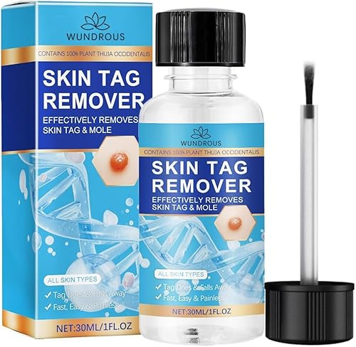 Wart Remover 30ml, Skin TagRemovel for Hands and Body Easy to Use Natural & Safe Remover