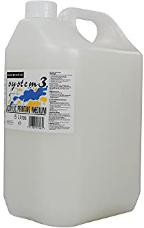 Daler-Rowney System3 Screen Printing Medium, Plastic Pot, 169.07oz - 5L