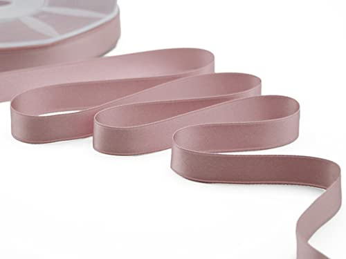 Furlanis - Nastro Doppio Raso, Tessuto Italiano - Rosa Antico, 16 mm x 50 m