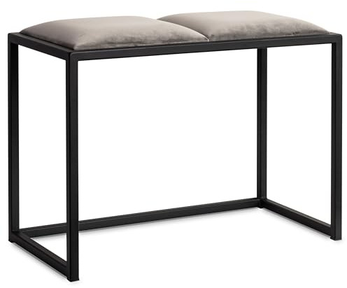 FERRO modern design Fatto a mano panca ingresso 64,5cm - Panchetta da ingresso in stile loft - La panchina perfetta per il tuo corridoio
