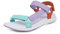 GRITION Wandersandalen Sommer Damen, Trekkingsandalen Outdoor Leicht Frauen, Outdoor Bequeme Athletic Sandalen für Damen, 40EU Flieder MEHRWEG
