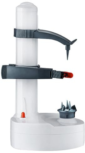 Éplucheur de pommes de terre électrique, éplucheur de légumes pour la cuisine | Éplucheur de fruits à haute efficacité, éplucheur de carottes pour la cuisine | Practica Éplucheur de Fruits et Légumes