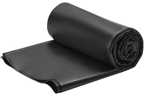 VEVOR Roll Roofing, 20 x 20 ft, 45 mil EPDM Rubber Roofing, Long Lifespan & Weather-Resistant, Withstands Harsh Temperatures, Flexible & Easy Installation, Roof Underlayment for RVs, Roofs, Ponds