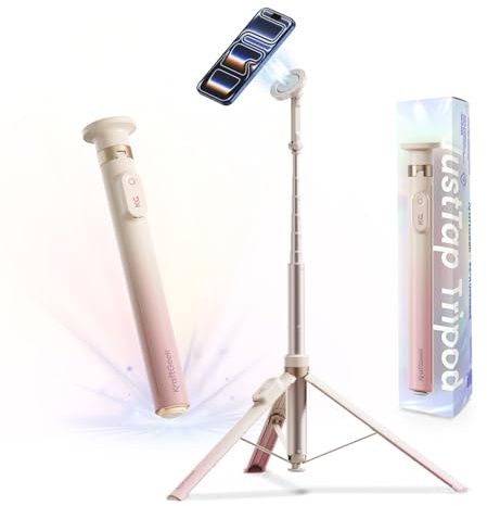 KraftGeek Magnetic Phone Tripod for iPhone, JustTap Tripod for MagSafe