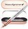 Pelikan Füllhalter Jazz® Noble Elegance mit Gravur als Geschenk | inkl. Etui mit Wunschgravur (Platz für 10 Stifte) | Emojis Gravur möglich | Farbe Perlmutt Weiß | personalisiert