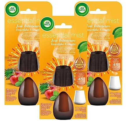 Air Wick 3-pack Essential Mist Joy inomhus ananas och uppfriskande vild mynta