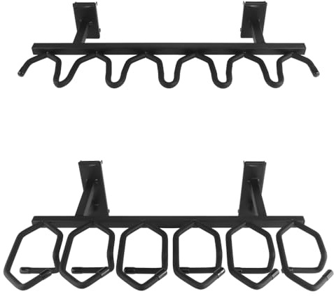 Peminkoo Soportes para Paneles de exhibición de Pared para Rifles tácticos Soportes para Armas de Interior de Madera Dura para Pistolas y Armas largas (Black)