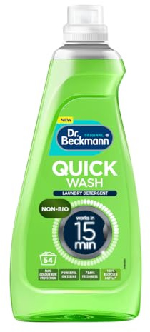Dr. Beckmann Quick Wash Laundry Detergent - NON BIO, 54 Washes, 1620ml