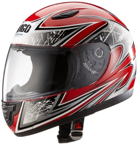protectWEAR Kinder Motorradhelm rot SA03