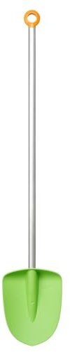 Fiskars Kinder-Spaten, Länge: 91 cm, Kunststoff-Blatt/Aluminium-Stiel, Grün/Orange, MyFirst Fiskars, 1001420