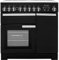 Rangemaster PDL90EIWH/C Freestanding A Rated Electric Range Cooker -White / Chrome