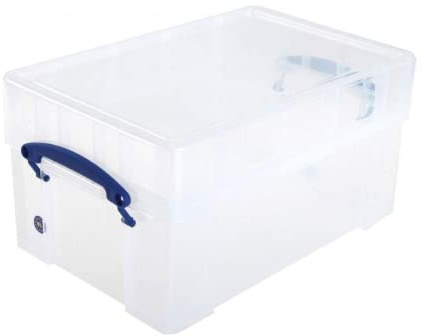 Really Useful! Plastic Re-Usable Storage Box 100 x 7 Vinyl Singles Records 9XL 9 Litre XL (1)