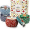 Christmas Scented Candles Gifts Set for Women,Aromatherapy Candles for Home Scented,5.65Oz Soy Wax Jar Candle for Brithday Valentines Gifts,Stress Relief 4 Pack
