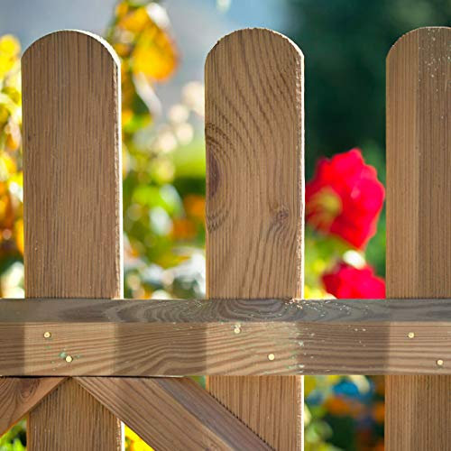 NORTENE | VALLA CLÁSICA MADERA 0.80 X 1.80 M | Cerramientos | Tratamiento Anti-UV | Natural | Madera de Pino