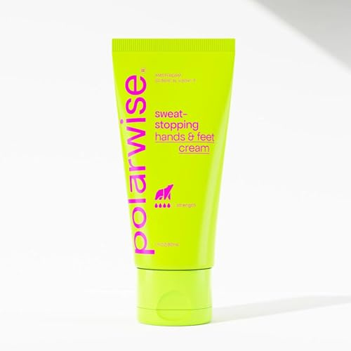 Polarwise Crème anti-transpiration pour mains & Feet - Conçue pour la transpiration excessive - Formule légère et non grasse - Mains et pieds
