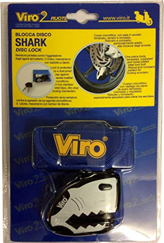 Viro 164 Bloccadisco SHARK, Nero, Asta da 5.5 mm, Nero