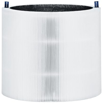 Blueair Genuine HEPASilent Replacement Filter for Blue 3250 Air Purifier – Removes 99.97% of Pollen, Dust, Pet Dander, Mould, Bacteria & Viruses Activated Carbon Reduces VOCs, Odours, Chemicals