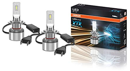 OSRAM LEDriving XTR, H7 lámparas de faro, H7 LED, luz LED blanca fría, solo todoterreno, 64210DWXTR, caja (2 lámparas)