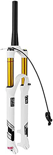 STRTG MTB Horquillas Suspensión para Bicicletas 26 27,5 29 Pulgadas,Viaje 140Mm Aleación De Magnesio Ultraligera Tubo Recto 1-1/8”Horquilla Control Remoto De Bicicleta B,26 Inch