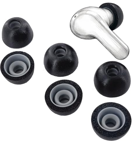 TENNMAK Ersatz-Ohrstöpsel aus Memory-Schaum für JBL Vibe Beam & JBL Vibe Beam 2 & JBL Wave Beam/Wave Beam 2 Ohrpolster