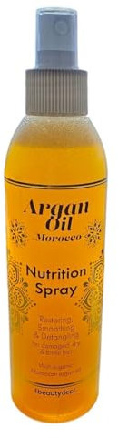 Bio-Arganöl-Spray aus Marokko, nährt, glättet und verleiht Glanz für trockenes oder geschädigtes Haar, 200 ml