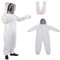 Inscrip Imkeranzug, Imkerei Anzug Jumpsuit, Ganzkörper Schutzanzug, Schutzbekleidung mit Schleier, Kapuze, Handschuhe, Mütze, Imkerei-Schutzanzüge, Schutz für Imker Unisex,Weiß (XL)