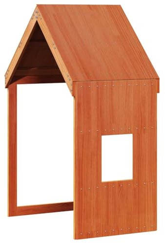 VidaXL Tetto Per Letto Bambini Marrone Cera 60x99x139,5 Cm Massello Pino, Tettoia Per Letto, Baldacchino Per Letto Bambini