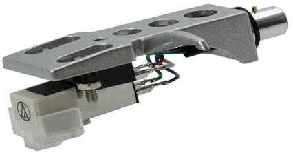 My Needle Store AT3600+HS - High Quality Mounted Cartridge Assembly, Compatible with most 1/2'' SME Connector Turntable With a Curved Tonearm, Multiple Color Choices (Grey)