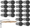 Proypiax Planen-Clips, robuster Verriegelungsgriff, Camping-Zelt-Clips | Tragbare Zeltklammern - 20X Baldachin-Clips, Markisenplanen-Befestigungen, Pool-Clips mit starkem Verriegelungsgriff,