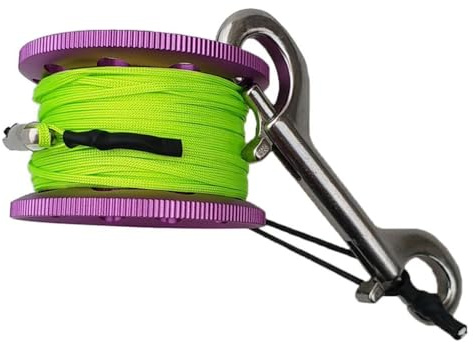 BEALIFE Bucle de línea de Carrete Pesca con Clips Acero Inoxidable, Rueda Antideslizante antienvejecimiento, Bucle línea Carrete Pesca antienvejecimiento para exploración Corta Distancia