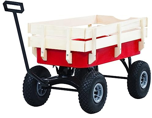 Generico Carrello a Mano 150 kg Rosso,Carrelli Merci