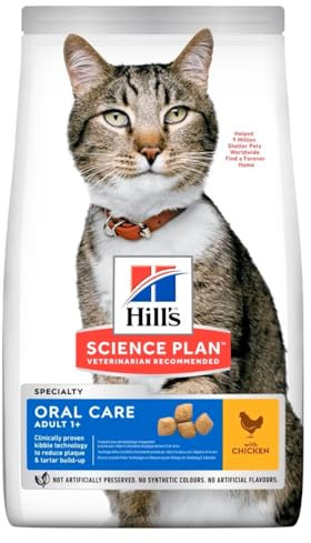 Hill's Cat Food Oral Care Chicken Dry Mix 1.5 kg
