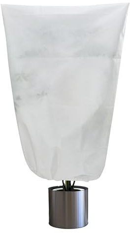 Virylon Winterschutz für Pflanzen 80 × 120CM, Frostschutz für KüBelpflanzen mit Kordelzug, Pflanzenschutz Winter Draußen Kübelpflanzen