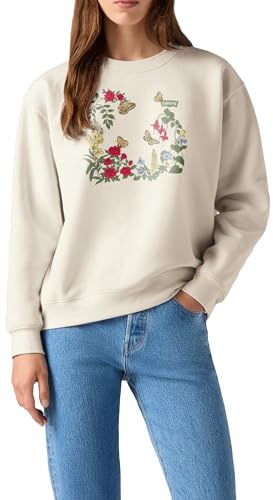 Levi's Lse_GR Everyday Crew Rose Garden BW Art, Rose Garden BW Art O, S
