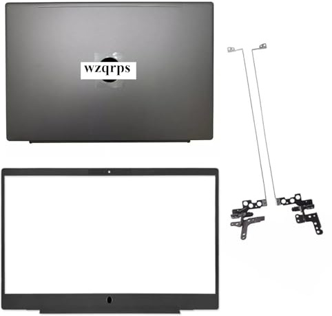Wzqrps New Replacement Laptop LCD Cover Back Rear with Hinges and Front Bezel Frame for HP Pavilion 15 CS 15-CS 15-CW 15T-CS 15Z-CW Series L23879-001 Gray