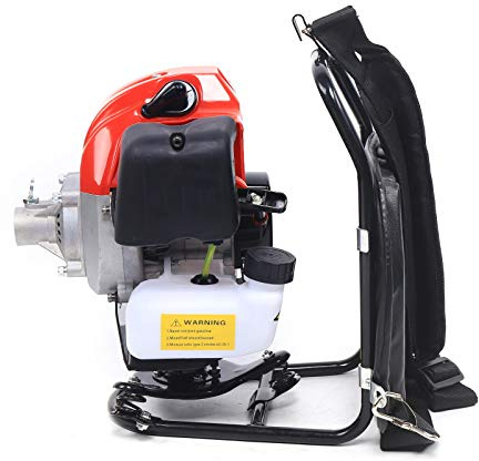 Macchina per tosaerba, spazzatrice da 43 cc, motori a 2 tempi, 1,7 CV, 8500 giri/min, monocilindro, raffreddato ad aria, colore nero