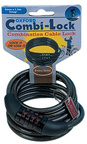 OXFORD OF210 Kabelschloss 6mm 1500mm Stahl