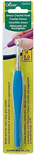 Clover Amour Crochet Hook: 5.0mm, Metal, Multicoloured, 5