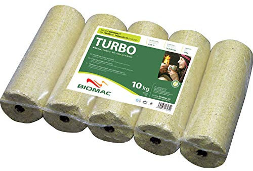 Briketts - Mattonelle di legno per riscaldare, 3 x 10 kg, 30 kg
