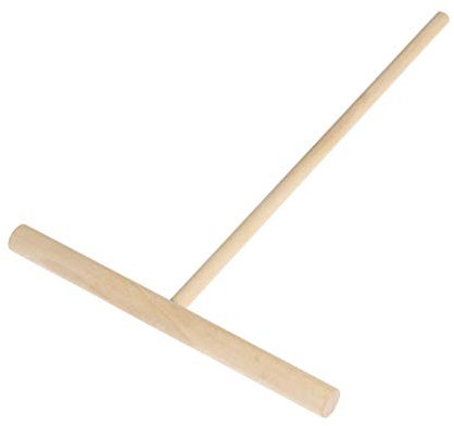 Cabilock Wood Crepe Pancake Spreader Dough Distributor Kitchen Utensil Wooden Tools for Making Pancakes Pan Griddle