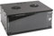 HMF 65704-02 Netzwerkschrank, Serverschrank 19 Zoll | 4 HE | 400 mm Tiefe | Glastür | Schwarz